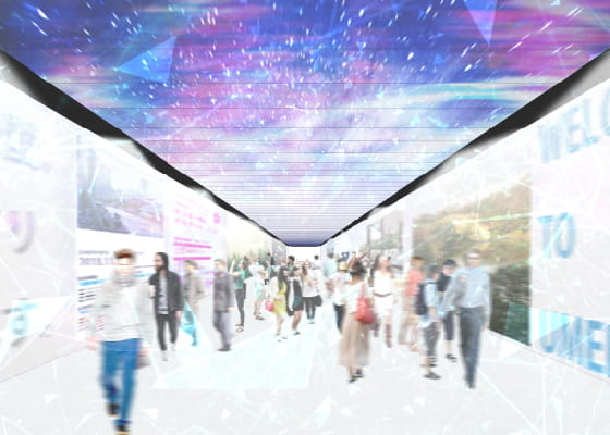 「未来の駅のあり方」をテーマにしたアイデアコンペイメージ